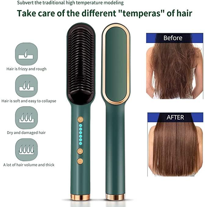 3-in-1 Hair Straightening Brush